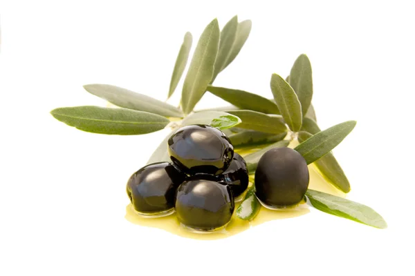 Friss olívaolajos üveg elszigetelt — Stock Fotó