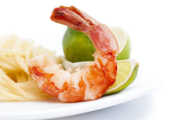 Fresh seafood, shrimp — Stock Photo, Image