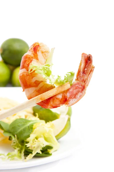 Fresh seafood, shrimp — Stock Photo, Image