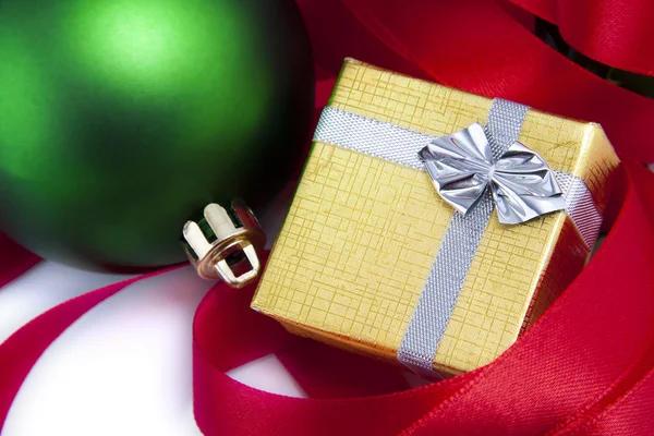 Weihnachtsgeschenkboxen für die Party — Stockfoto