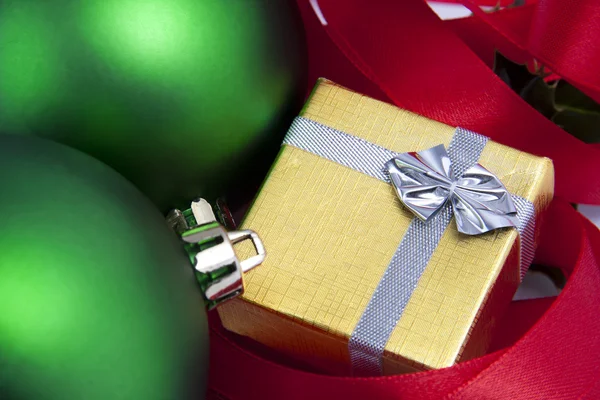Weihnachtsgeschenkboxen für die Party — Stockfoto