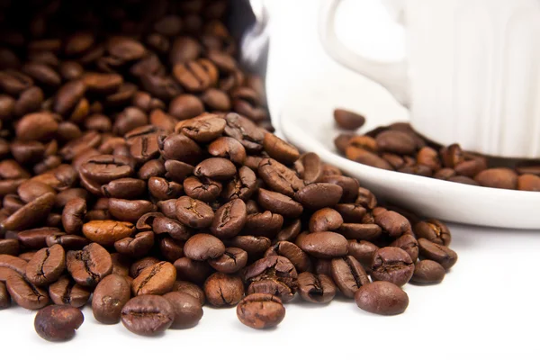 Scena caffè, semi, cereali e spezie — Foto Stock