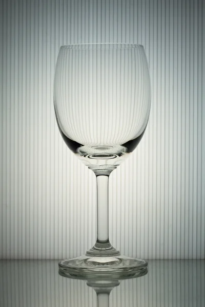 Prázdnou sklenici, samostatný — Stock fotografie