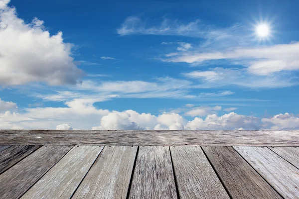 Terrasse am Himmel — Stockfoto