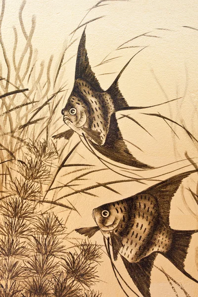 Ζωγραφική ψάρια — Φωτογραφία Αρχείου
