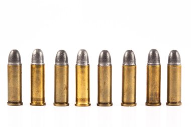 Closeup bullets for gun clipart