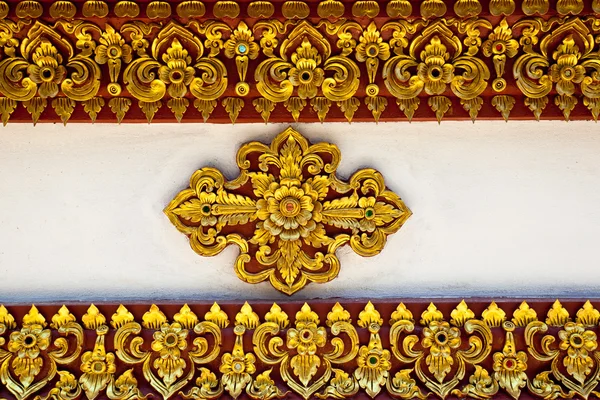 Thaise stucwerk patroon — Stockfoto
