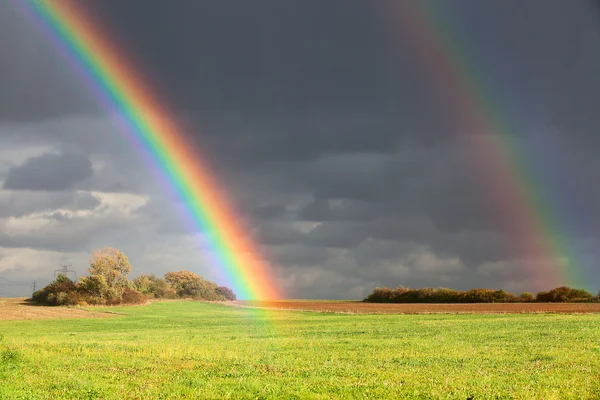 两条彩虹 — 图库照片