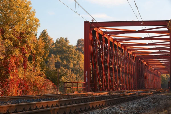 Железный мост — стоковое фото
