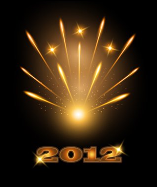 Fireworks mutlu yeni yıl 2012
