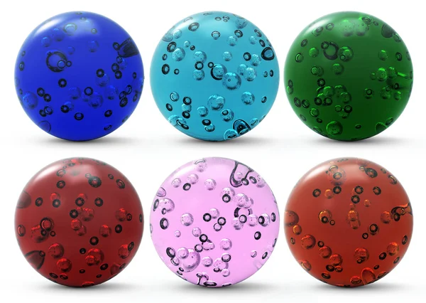 Set de esferas de vidrio —  Fotos de Stock