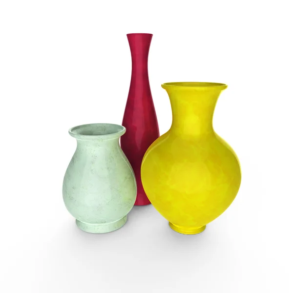 セラミック花瓶や水差しの分離 — ストック写真