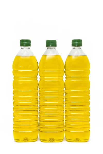 Butelki oleju — Zdjęcie stockowe