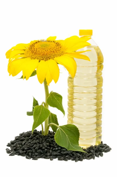 Olej słonecznikowy — Zdjęcie stockowe