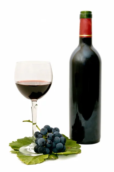 葡萄酒的静物 — 图库照片