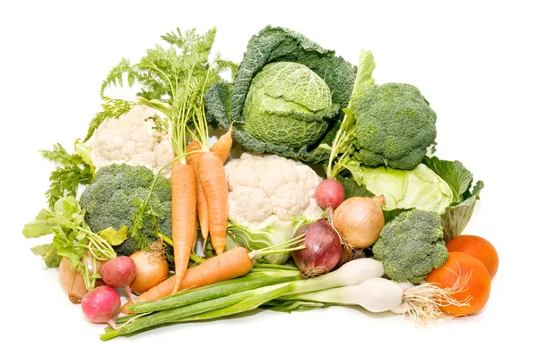 Verscheidenheid van verse groenten — Stockfoto