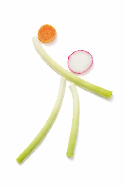 Szimbólum zöldségekkel — Stock Fotó