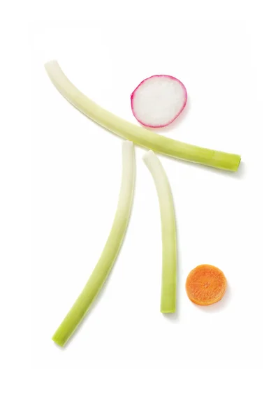 Symbol z warzywami — Zdjęcie stockowe