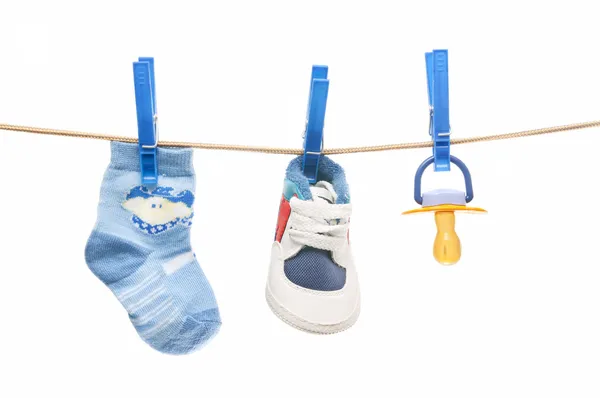 Child clothesline — Stock Photo, Image