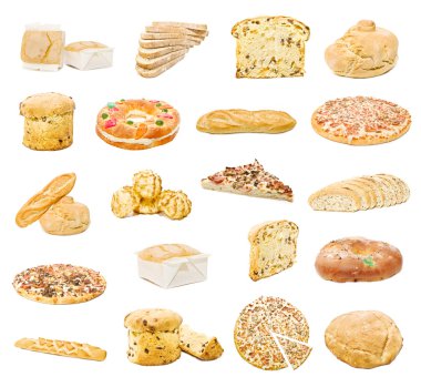 Handmade bread and pastry clipart