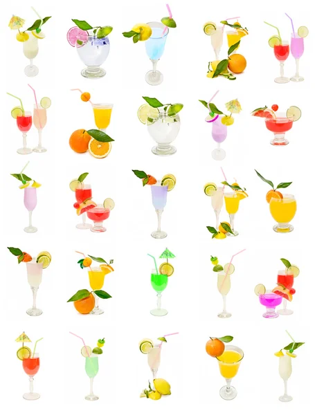 Collectie van cocktail — Stockfoto