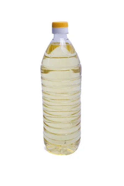 Garrafa de óleo de girassol — Fotografia de Stock