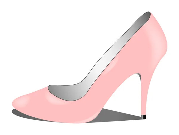 Chaussure rose luxe — Image vectorielle