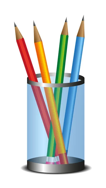 Χρωματιστά μολύβια — Διανυσματικό Αρχείο