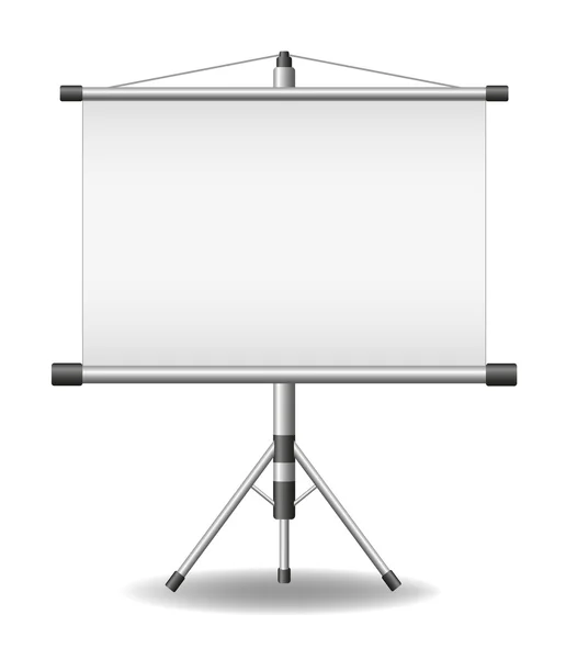 Ekran projekcyjny (projektor ekran rolki) — Wektor stockowy