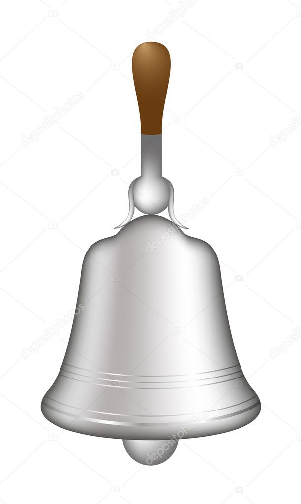 Silver hand bell