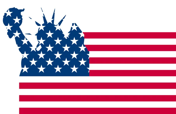 Свобода флага США — стоковый вектор