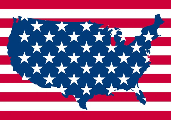 USA flagga liberty — Stock vektor