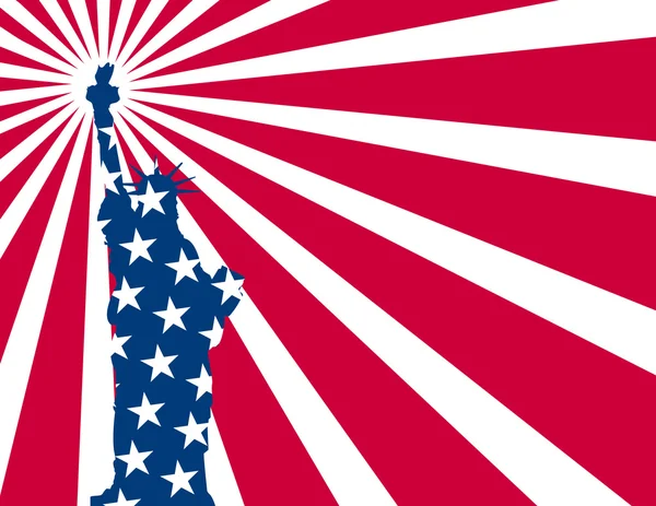 美国国旗自由 — 图库矢量图片