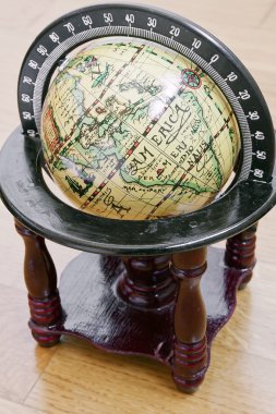 Antique globe clipart