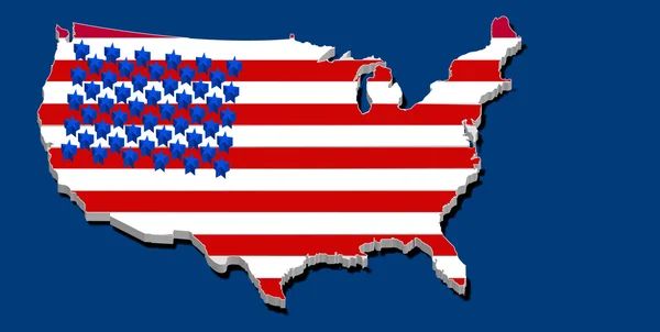 USA bandery wolności — Wektor stockowy