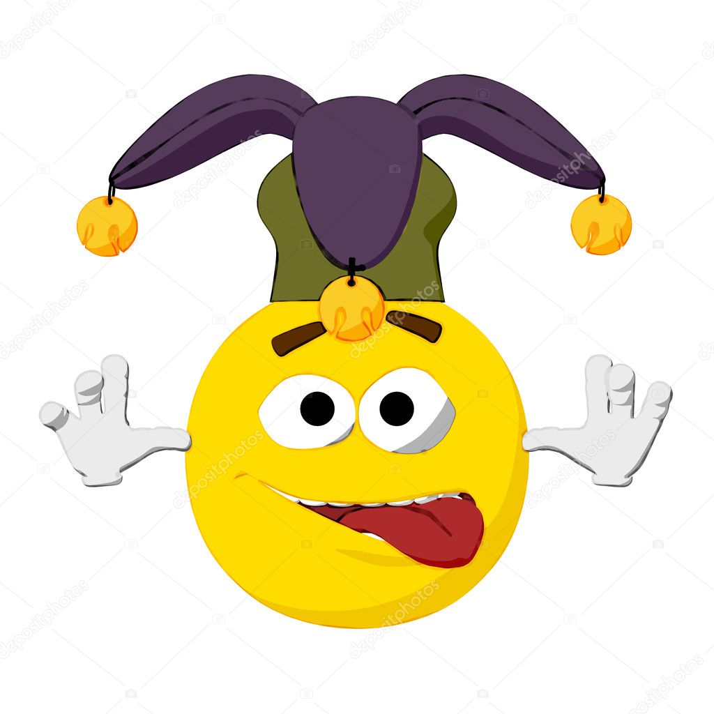 Emoticon Jester — Stock Photo © GBREAL #6828556