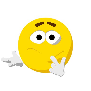 Emoticon Confused clipart