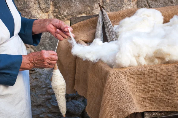 Trabajos de lana Fotos de stock libres de derechos