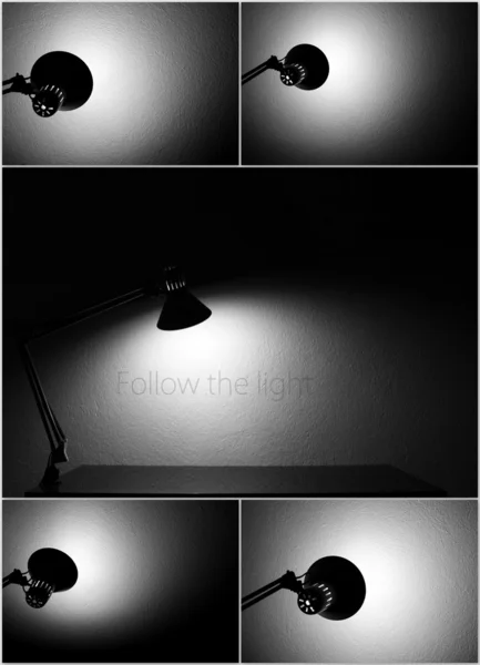 Følg lyset. – stockfoto