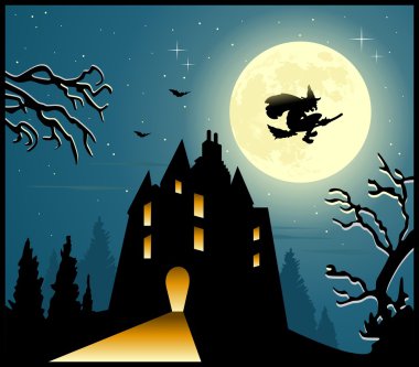 Halloween background clipart