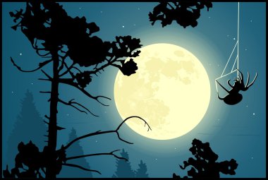 Halloween scary background clipart