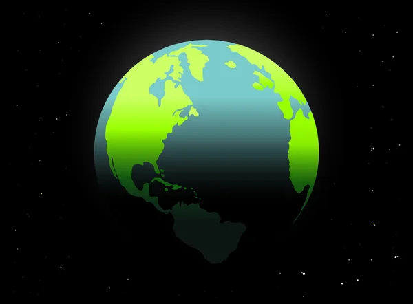 Föld bolygó — Stock Vector