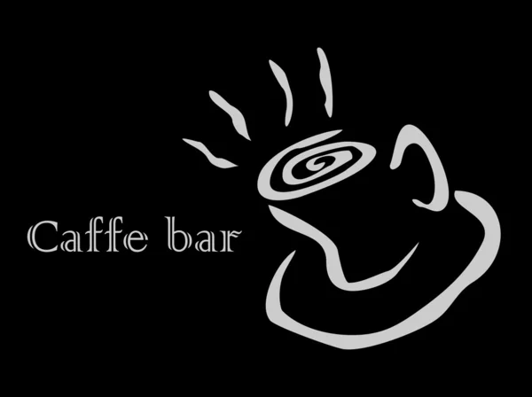 Кафе-бар знак — стоковий вектор