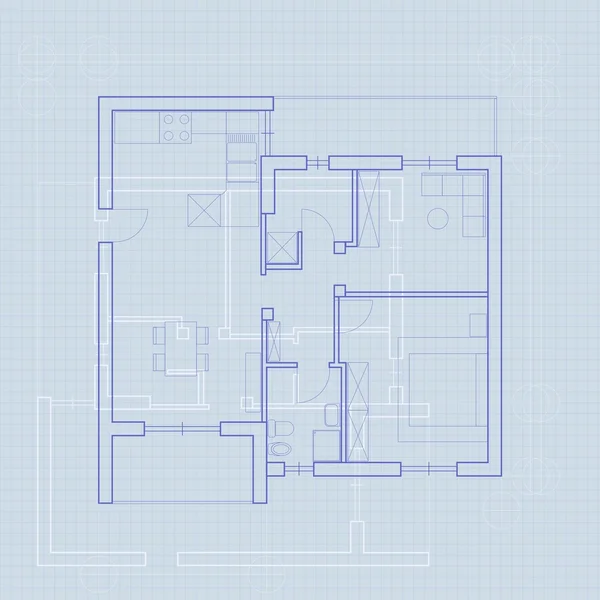 Schéma architectural — Image vectorielle