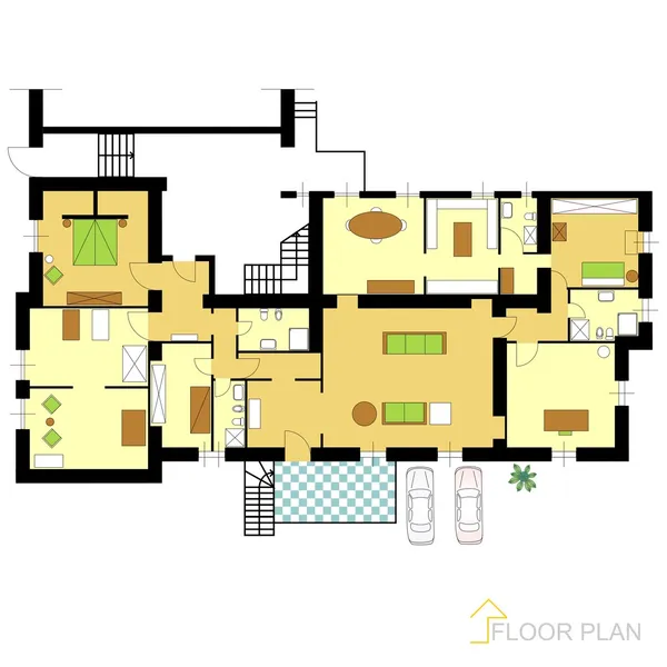 Plan d'étage — Image vectorielle