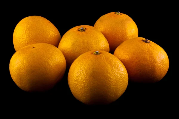 Six tangerine — Stock Photo, Image