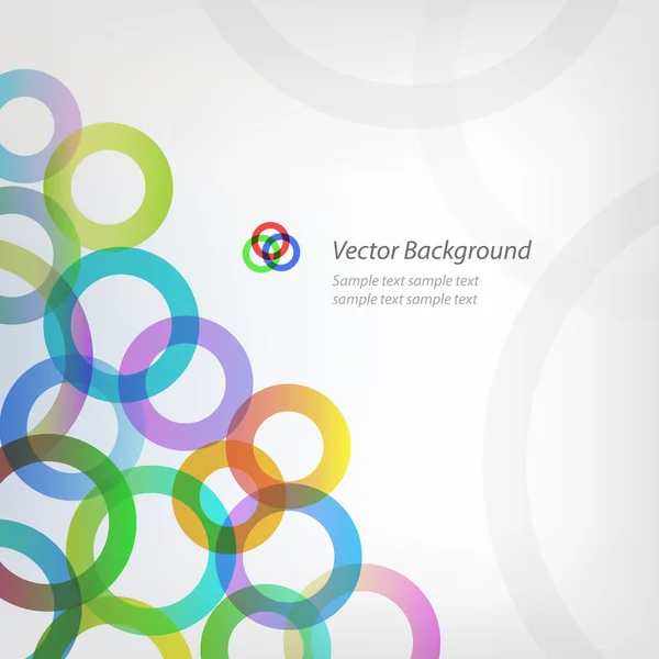 EPS10 vector abstracto círculo fondo — Vector de stock