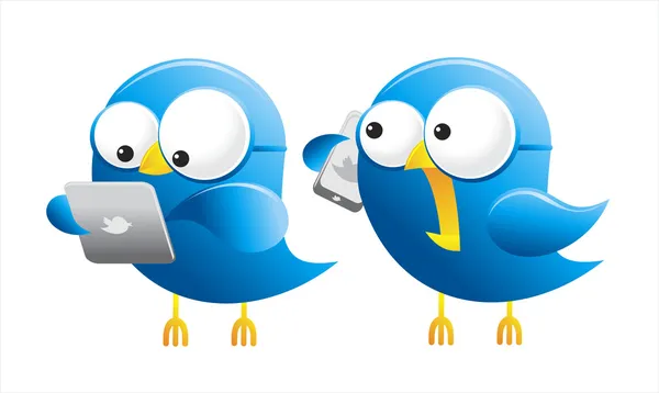 Aves do twitter —  Vetores de Stock