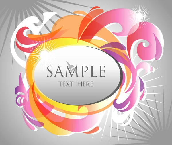 Colorful abstract beautiful banner — Stock Vector