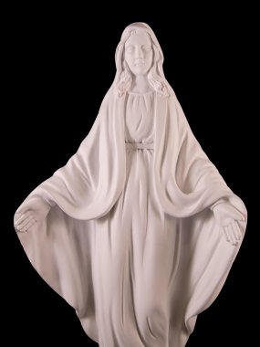 Beyaz Kutsal Meryem heykeli